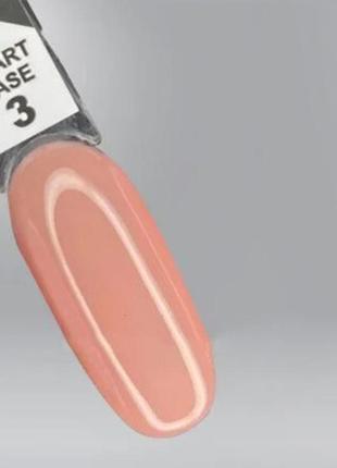 Камуфлирующая база oxxi smart base №3 (бежево-персиковая) - 15 мл