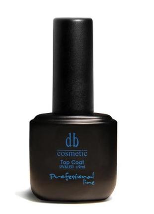 Топ матовый db cosmetics prof line no wipe velour top coat 954, 9мл