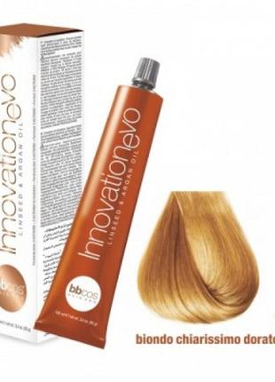 Стойкая краска для волос bbcos innovation evo hair color cream № 9/3 блондин очень светлый золотистый, 100 мл