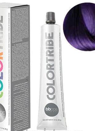 Фарба для волосся прямого фарбування bbcos colortribe direct coloring cream фіолетовий, 100 мл1 фото