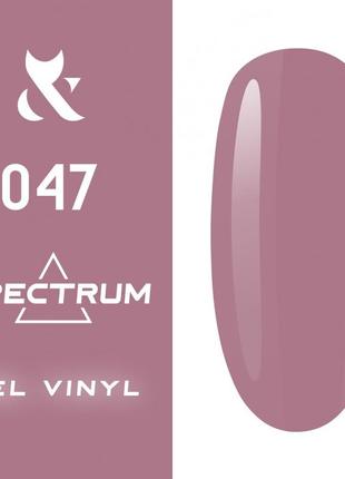 Гель-лак f.o.x spectrum gel vinyl №047 (нежно-розовый), 7 мл