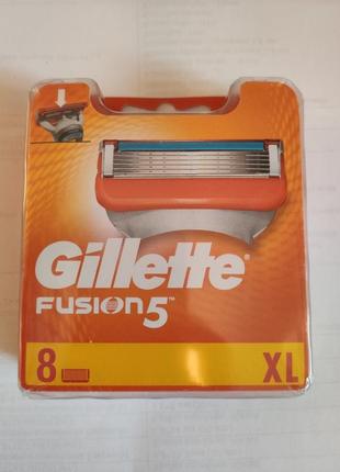 Змінні касети gillette fusion — 8 шт (оригінал)