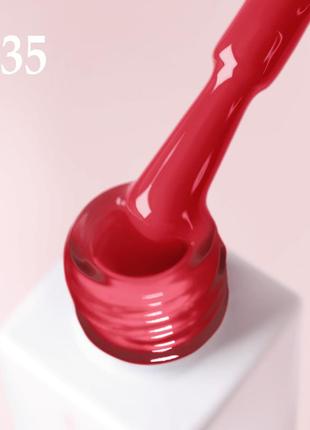 Гель-лак для ногтей joia vegan 035 (классический красный) , 6мл2 фото