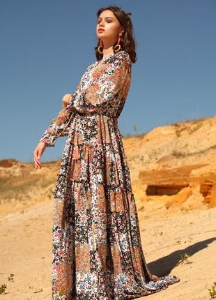 Нове шовкове плаття від українського бренду flamingo girl3 фото