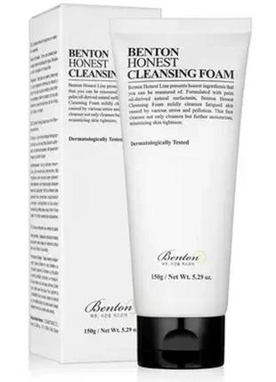 Очищающая пенка для умывания benton honest cleansing foam 150 мл1 фото