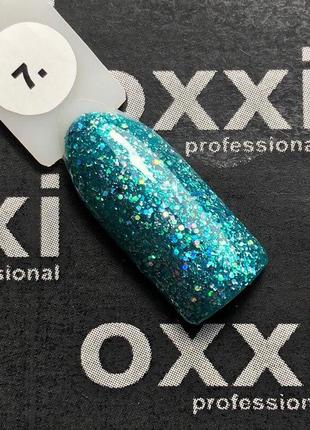 Гель-лак oxxi professional "star gel" №7 (зелений)