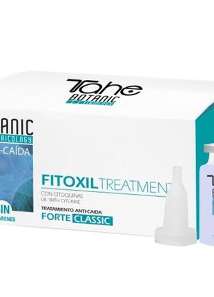 Ампули проти випадіння волосся tahe tricology-fitoxil classic treatment forte(new) 6x10ml
