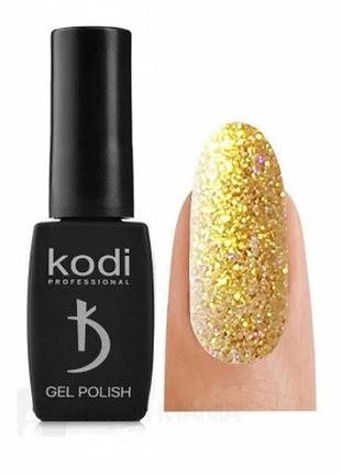 Гель-лак kodi №122 sh (янтарное золото), 8 мл