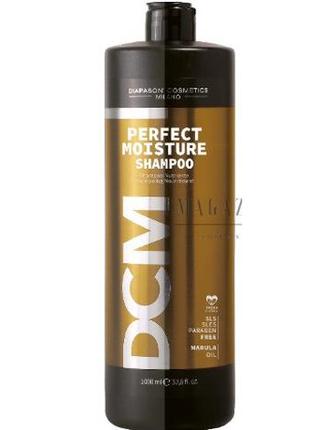 Шампунь для зволоження волосся dcm perfect moisture shampoo, 1000 мл1 фото