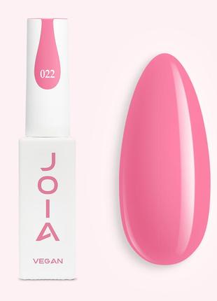Гель-лак для нігтів joia vegan 022 (рожевий), 6 мл