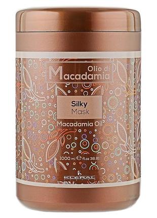 Маска-шовк з олією макадамії kleral macadamia oil line silky mask, 1000 мл