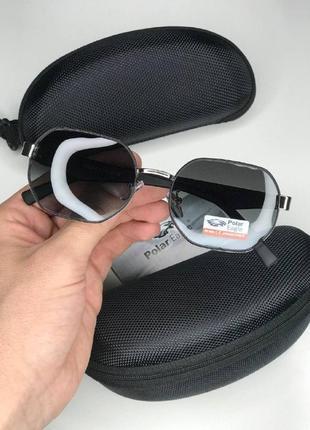 Трендові сонцезахисні окуляри polar eagle polarized з поляризацією зелений градієнт антиблік uv400 овальні круглі