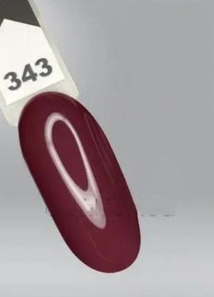 Гель-лак oxxi professional no 343 (марсала), 10 мл