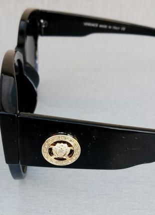 Versace очки женские солнцезащитные черные4 фото