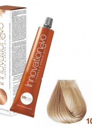 Стійка фарба для волосся bbcos innovation evo hair color cream no 10/32 блондин екстра світлий золотист, 100 мл