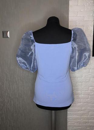 Блуза блузка с объемными воздушными рукавами pepco, xl 50-52р2 фото