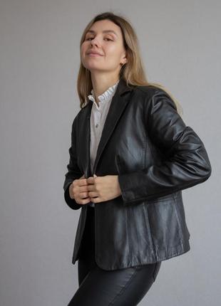 Пиджак кожаный лимитированной коллекции cindy crawford для с&amp;a4 фото