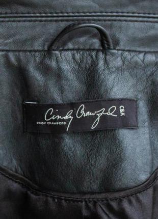 Піджак шкіряний  лімітованої колекції cindy crawford для с&a8 фото