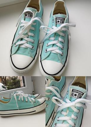 Blue green converse discount
