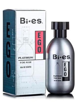 Туалетная вода для мужчин bi-es ego platinum 100 ml