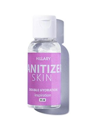 Антисептик санітайзер hillary skin sanitizer double hydration inspiration, 35 мл