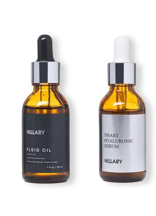 Набір глибоке зволоження і відновлення шкіри hillary deep hydration and skin regeneration