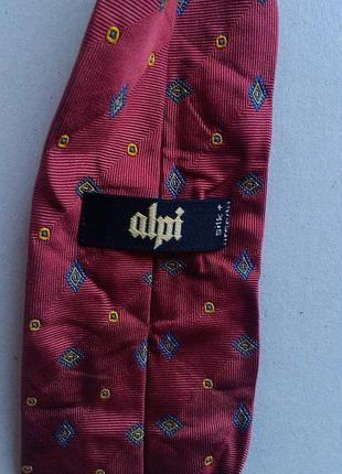 Фирменный шелковый галстук4 фото