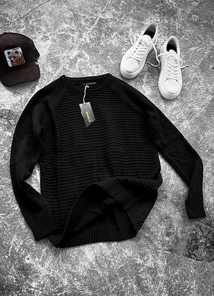 Мужской мирор черный / качественные однотонные мужские кофты миреры