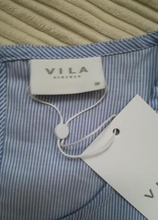 Нова ніжна блуза в полоску vila clothes6 фото