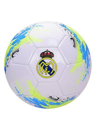 М'яч футбольний bambi fb2106 №5, pvc діаметр 21,6 см (жовтий)