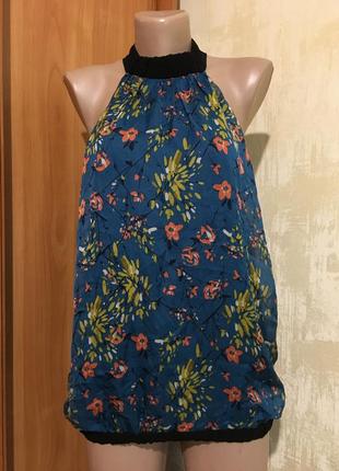 Шёлковая блуза в принт zara!!