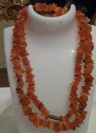 Винтажные бусы янтарь калининград №1993 фото