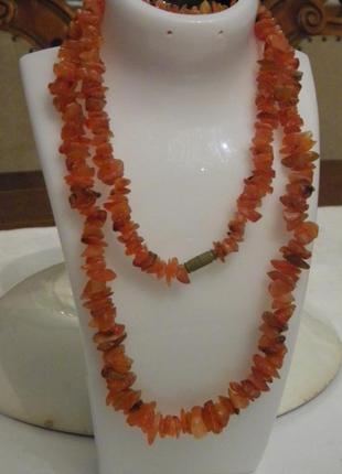 Винтажные бусы янтарь калининград №1992 фото