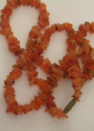 Винтажные бусы янтарь калининград №1998 фото