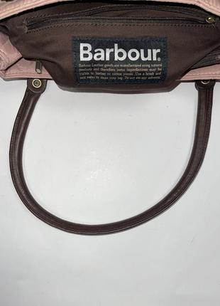 Англия! кожаная фирменная обьемная сумка на плечо barbour.8 фото