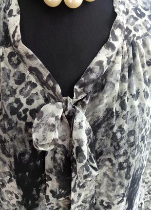 Блуза с леопардрвым принтом от e-vie3 фото