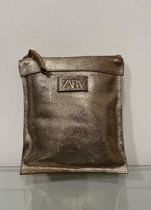 Косметичка кожаная zara