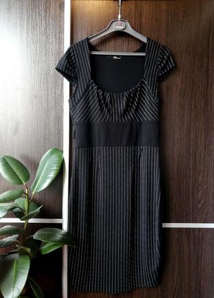 Красивое, оригинальное, трикотажное платье сукня полоска. вискоза. jane norman1 фото