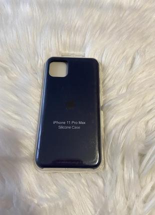 Силиконовый чехол silicone case iphone 11 pro max сильного цвета3 фото