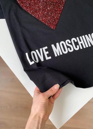 Футболка love moschino5 фото