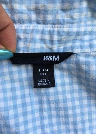 Рубашка h&m. хлопок4 фото