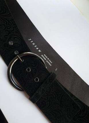 Jigsaw пояс замша