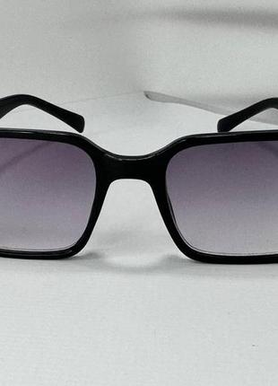 Корректирующие очки для зрения женские прямоугольные обзорные в пластиковой оправе с широкими дужками3 фото