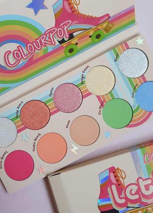 Палетка тіней colourpop let's roll7 фото