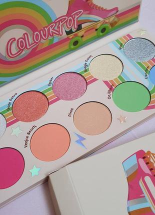 Палетка тіней colourpop let's roll8 фото