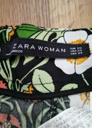 Zara легкие летние шорты бермуды с высокой посадкой размер хс2 фото