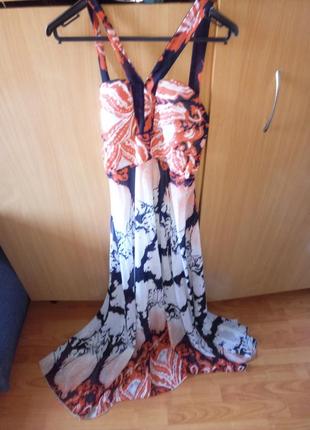 Платье в пол сарафан нарядный стильный2 фото