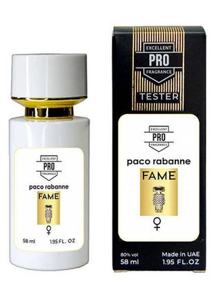 Paco rabanne fame tester pro женский 58 мл