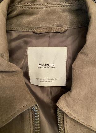 Замшевый пиджак mango