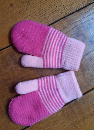 Перчатки махровые для младенцев зима